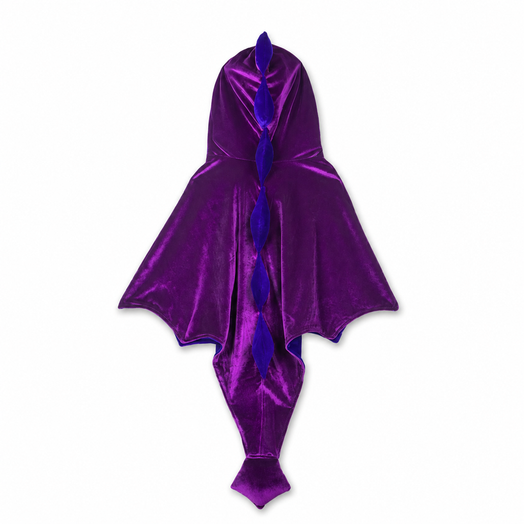 Velvet Dragon Costume Purple &Amp; Blue