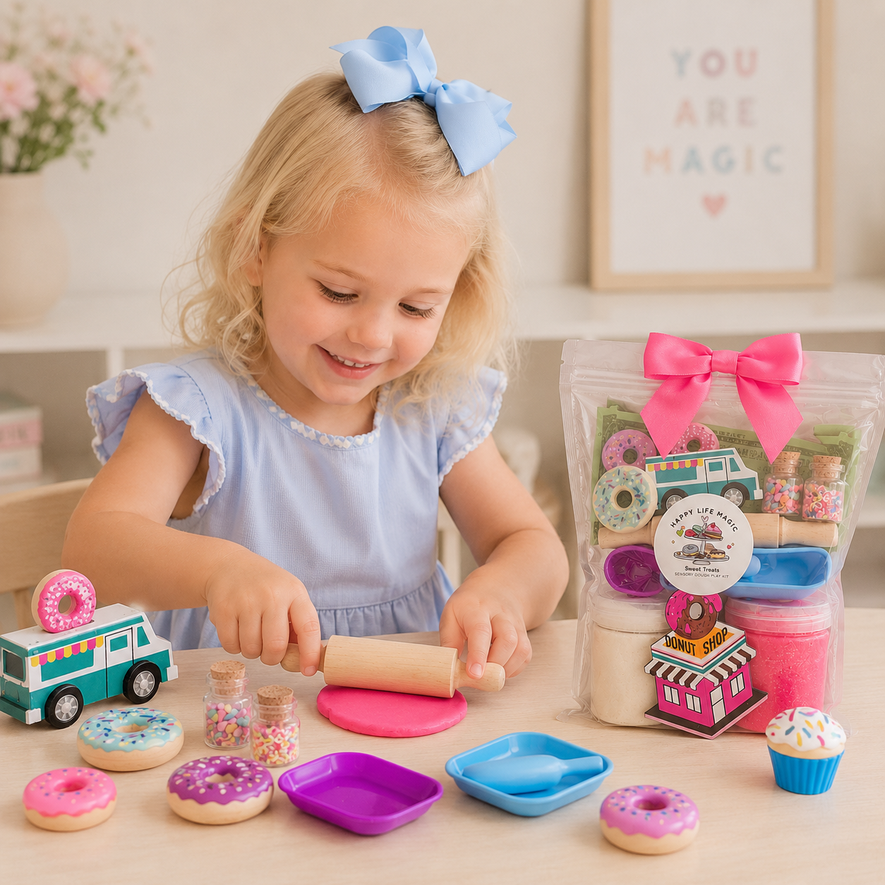 Mini Donut Shop Sensory Dough Kit