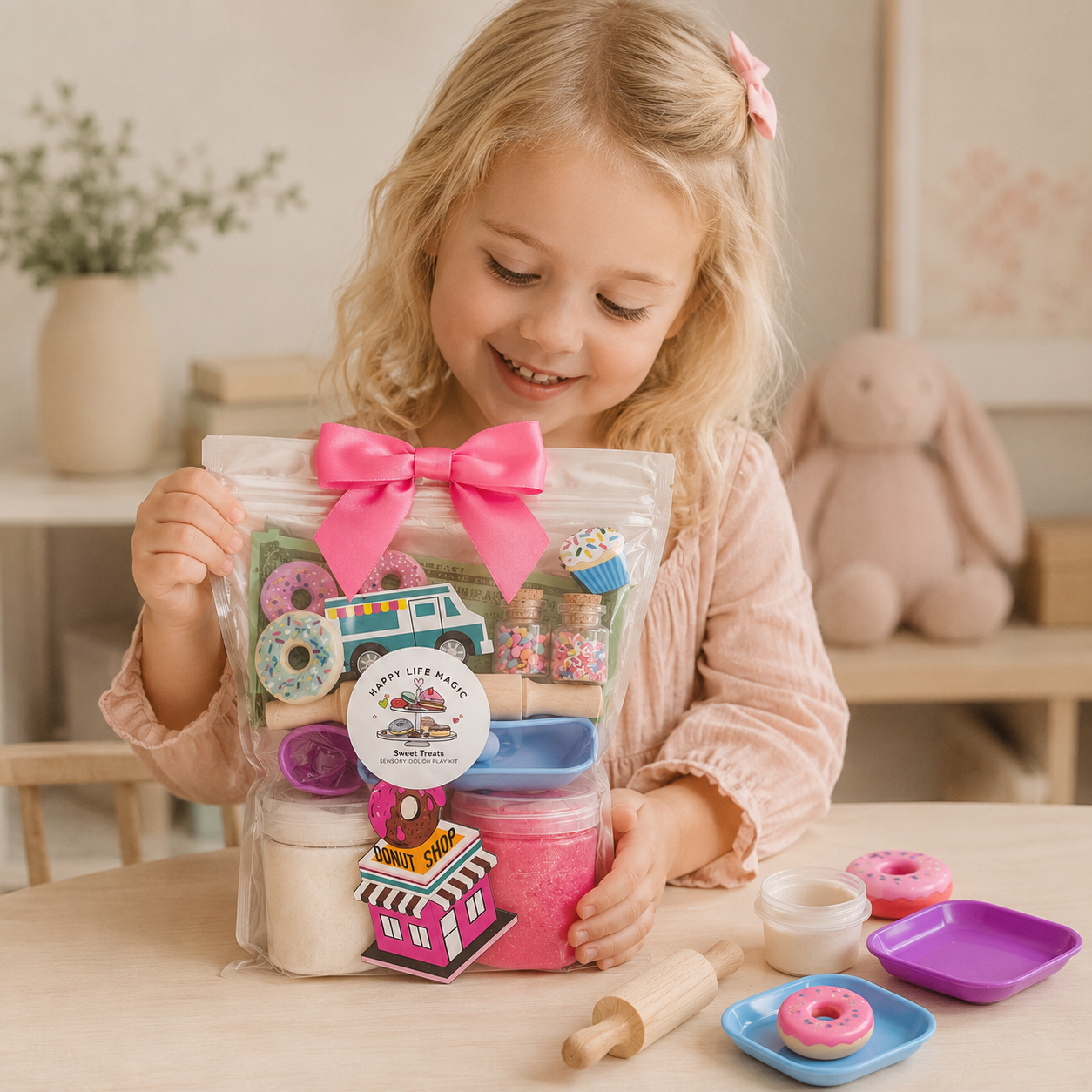 Mini Donut Shop Sensory Dough Kit