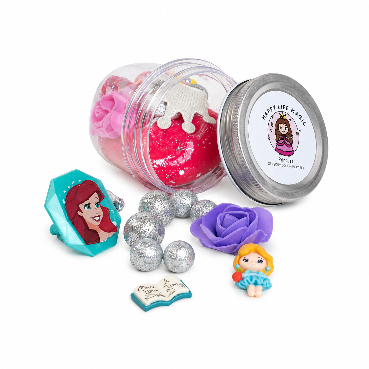 Magic Play Dough Jars, Princess