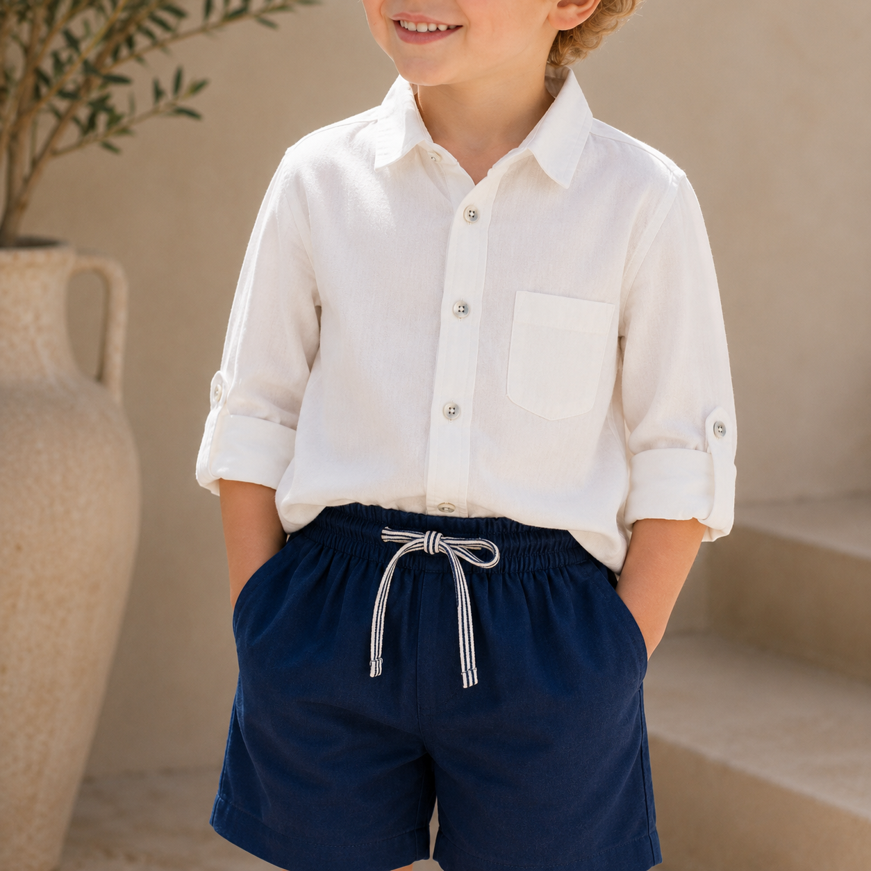 La Plage Boy's Drawstring Short