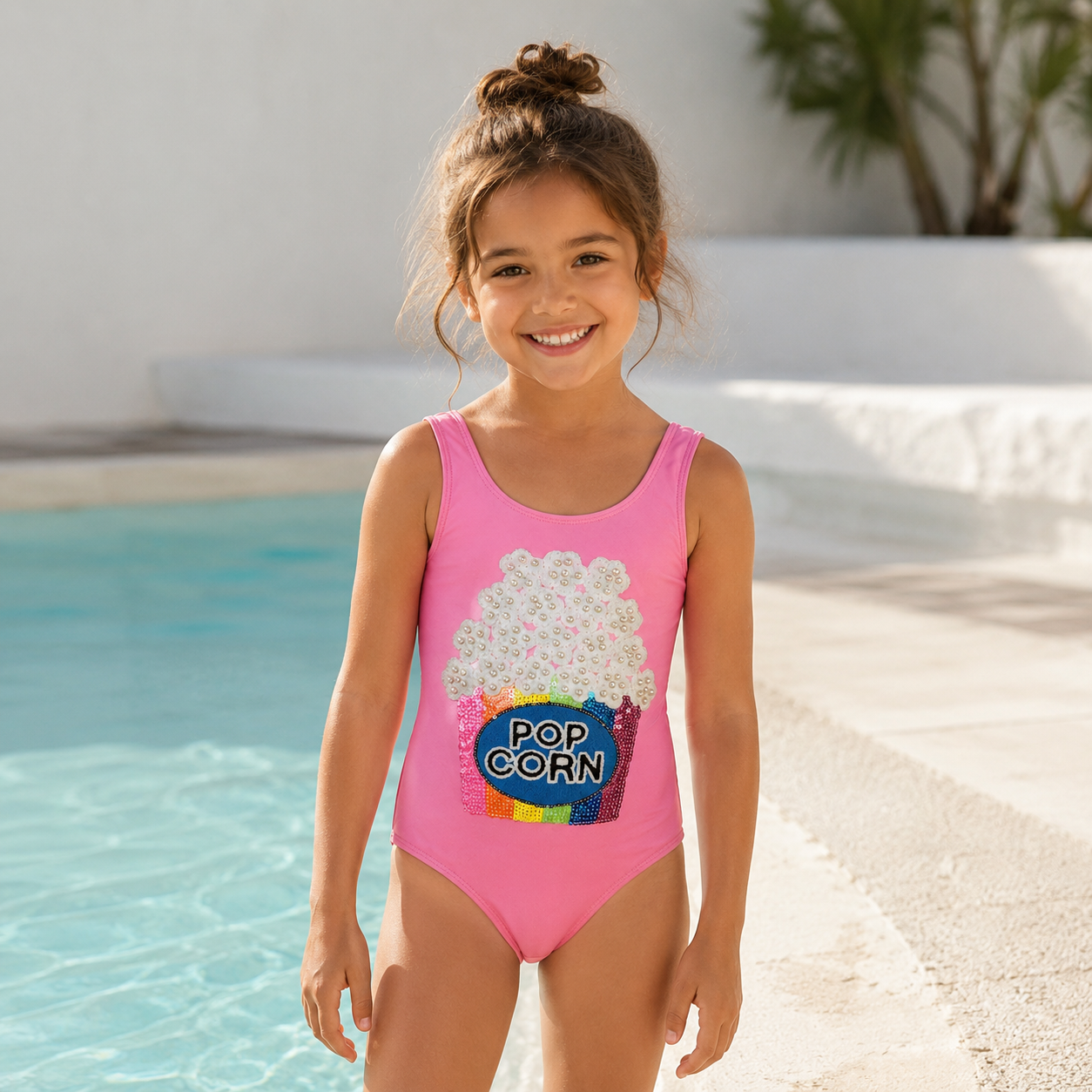 Popcorn And Pearls Swimsuit