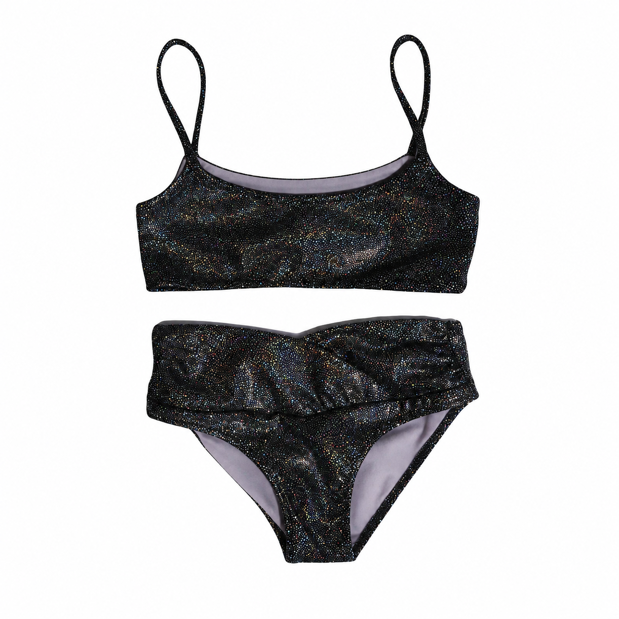 Amelie Black Glitter