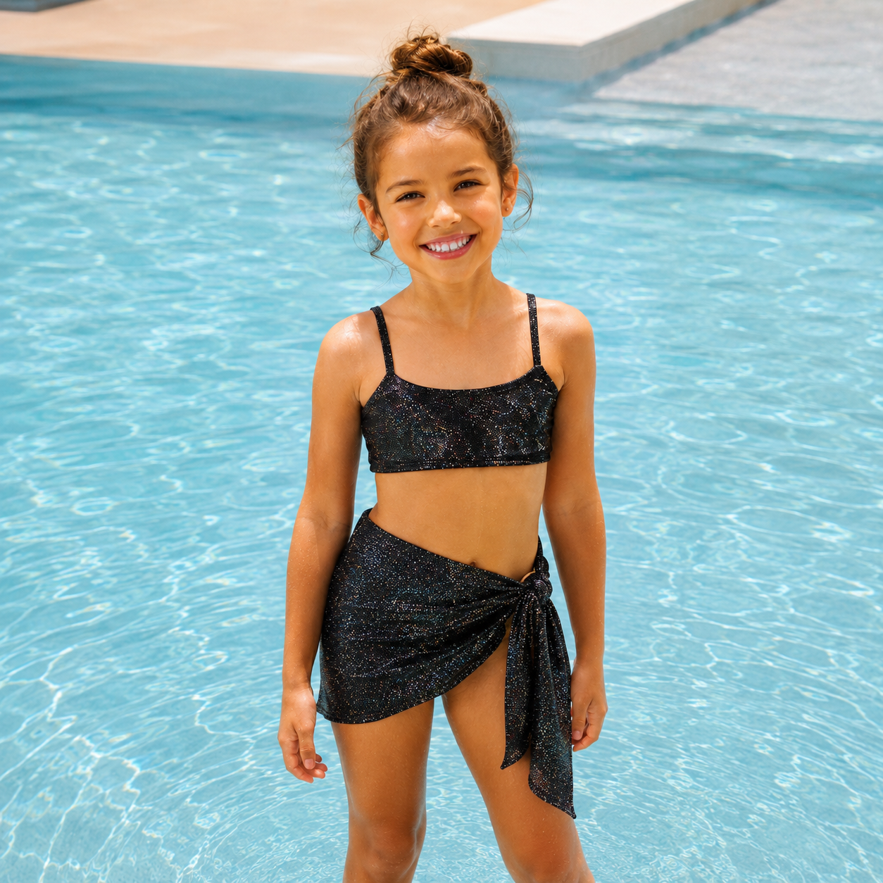 Charlotte Black Glitter