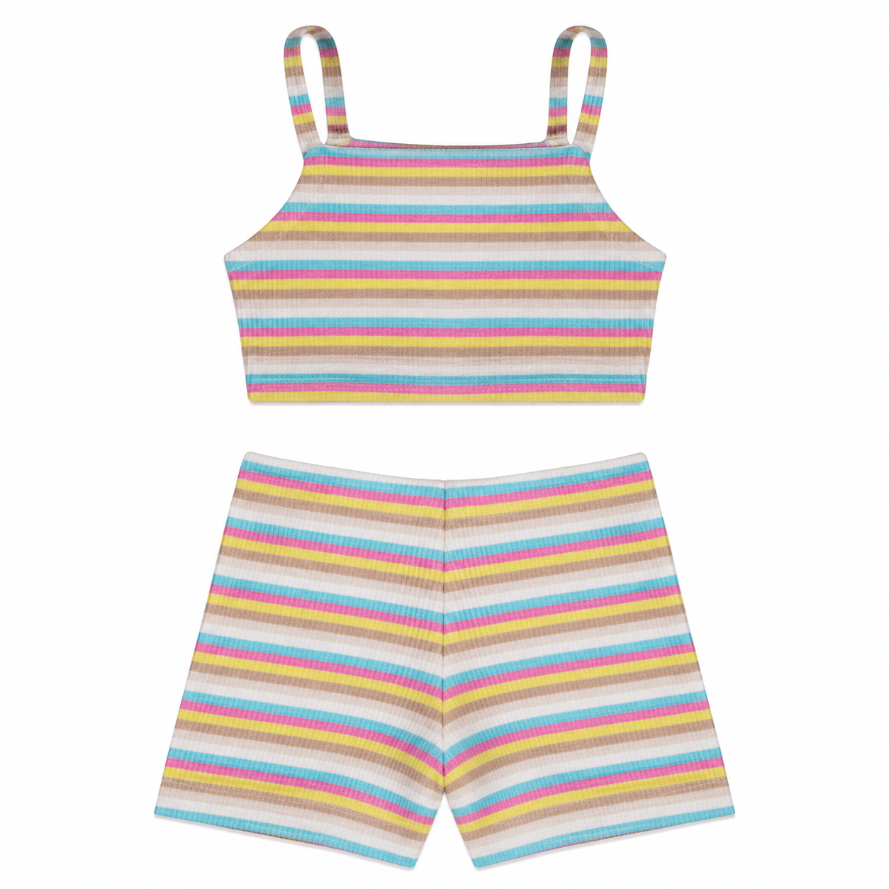 Eugenia Multicolor Cover Up Top And Shorts
