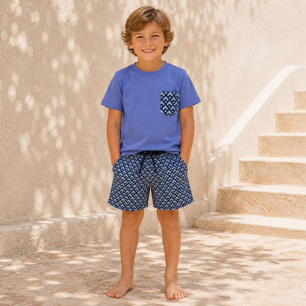 BOYS TRUNK BICOLOR