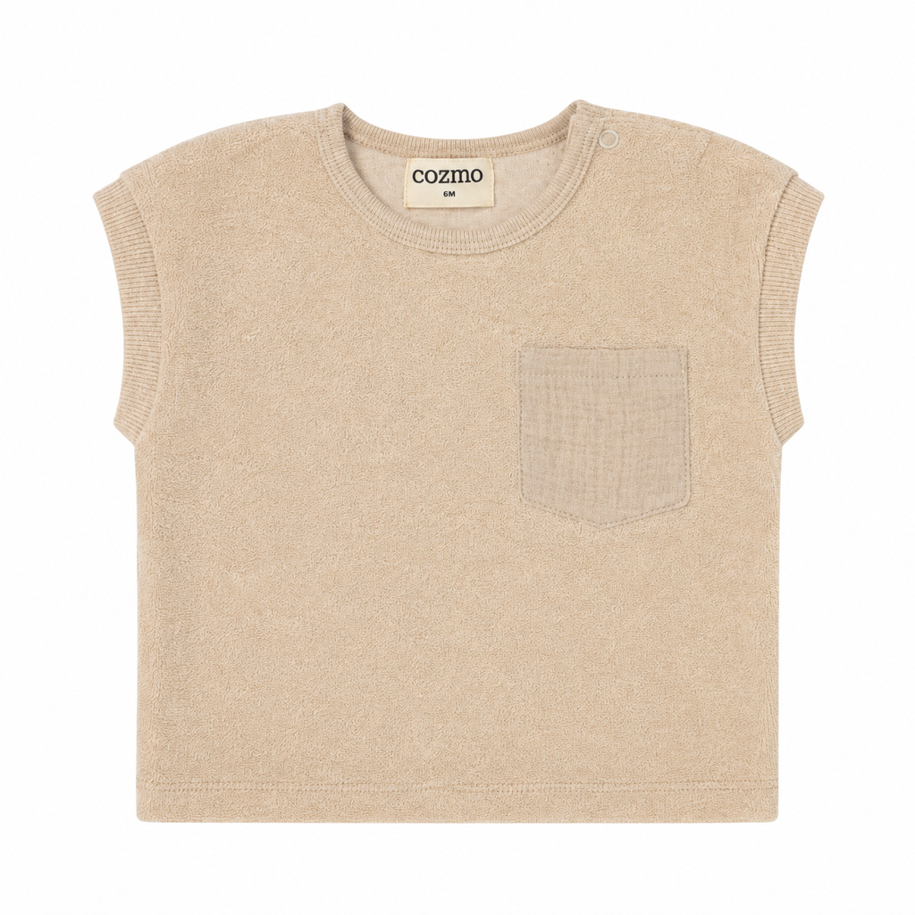 Soft Terry Cloth Baby T-Shirt