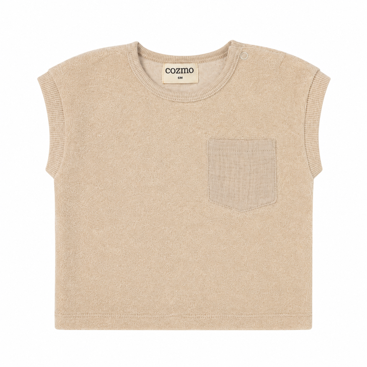Soft Terry Cloth Baby T-Shirt