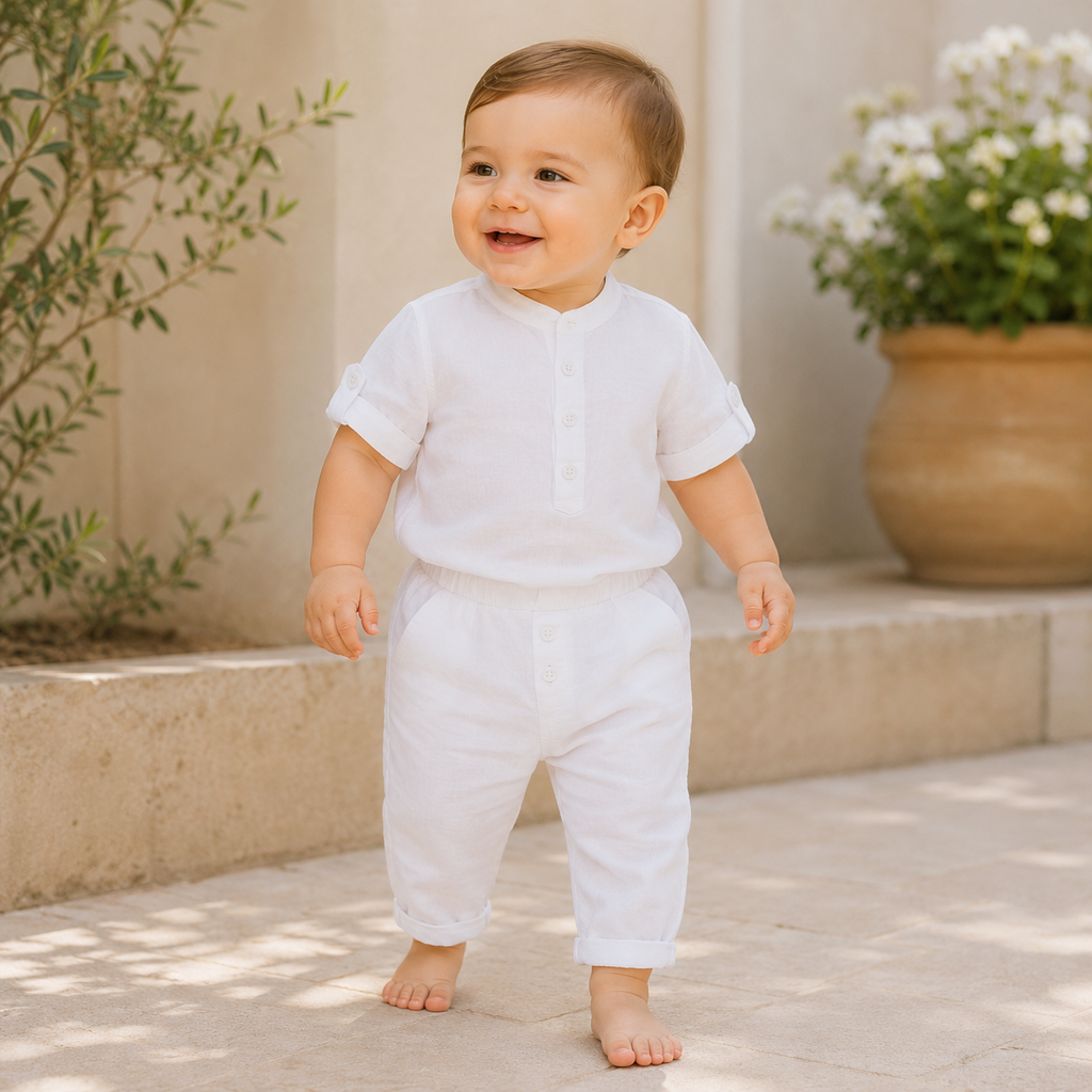 Linen Pants White