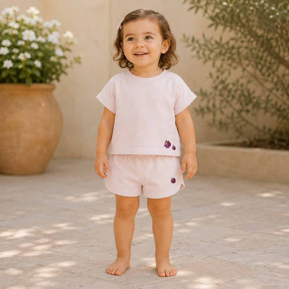 Shorts Organic Be Pure Pink
