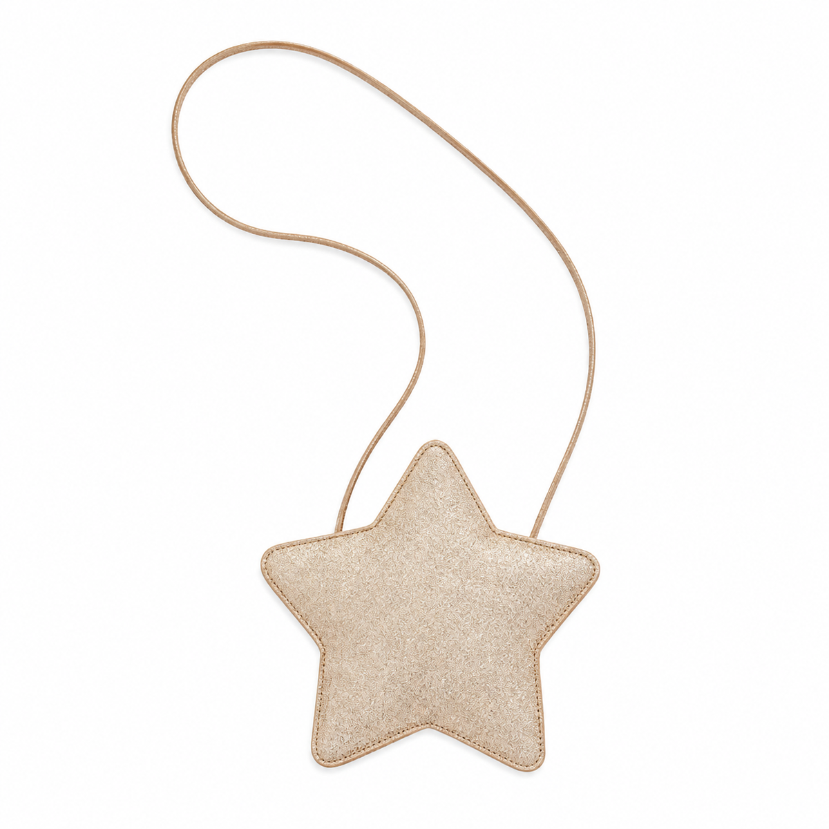 Glitter Star Bag | Champagne Gold