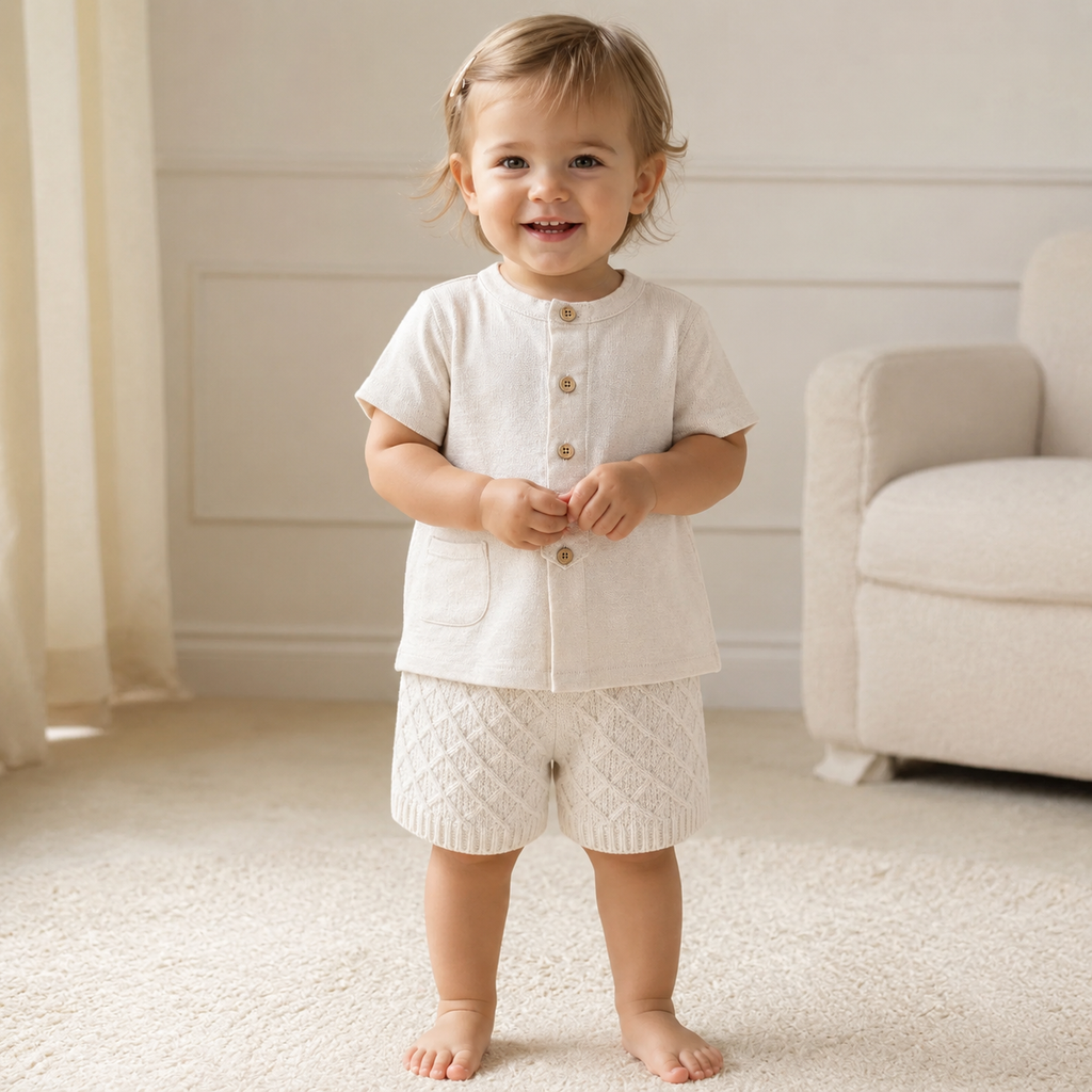 Ivory Rhombus Short