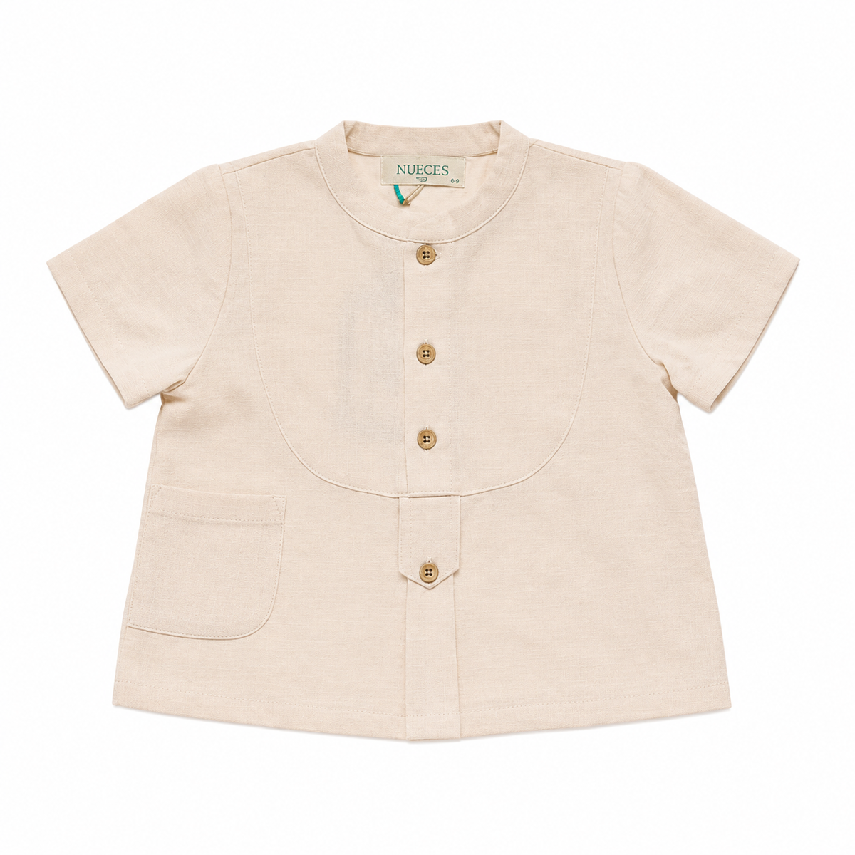 Ivory Rice Freedom Mao Shirt