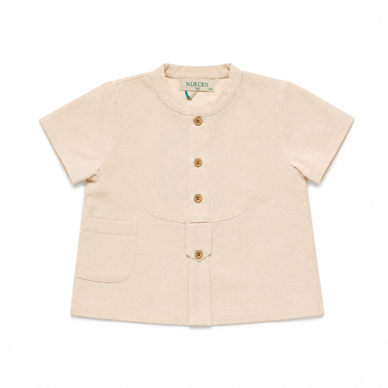 Ivory Rice Freedom Mao Shirt