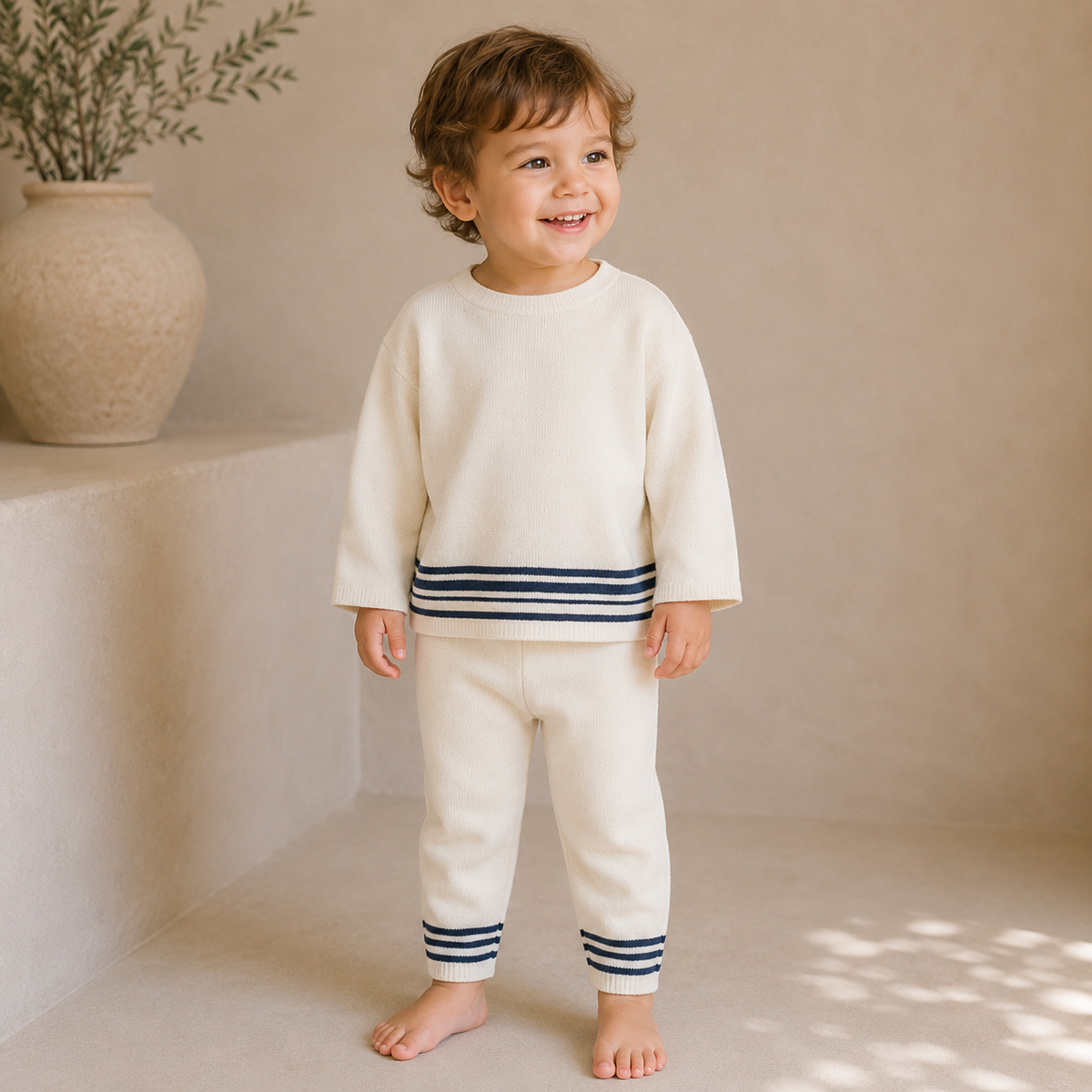 Tricot Viscose Baby Pants