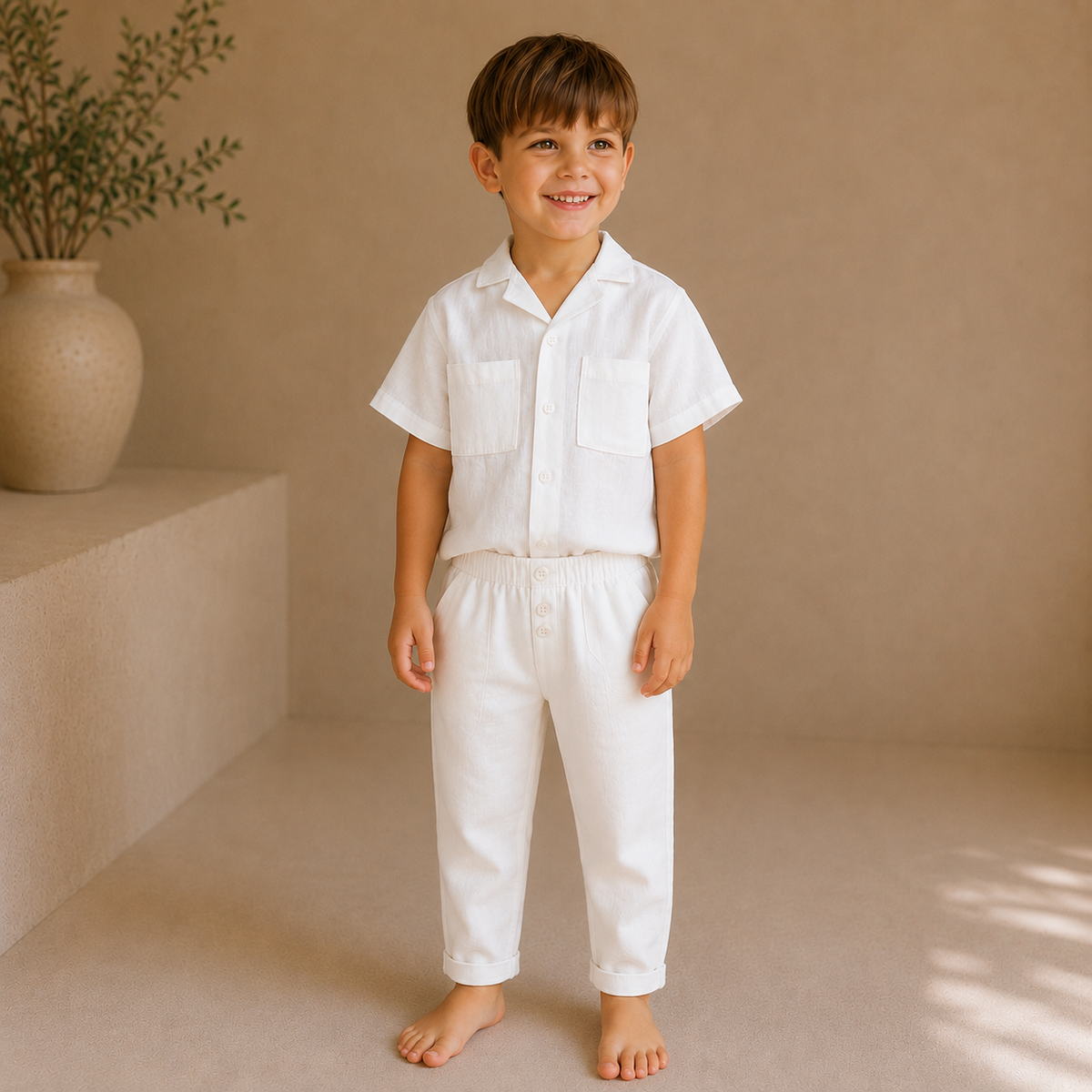 Linen Pants Pear Sorbet