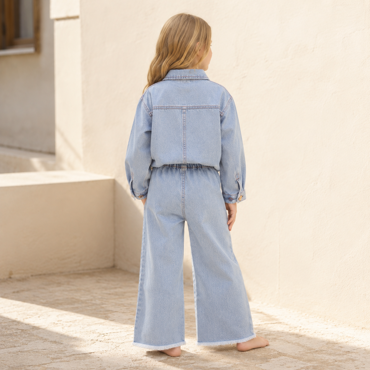 Denim Girly Pants