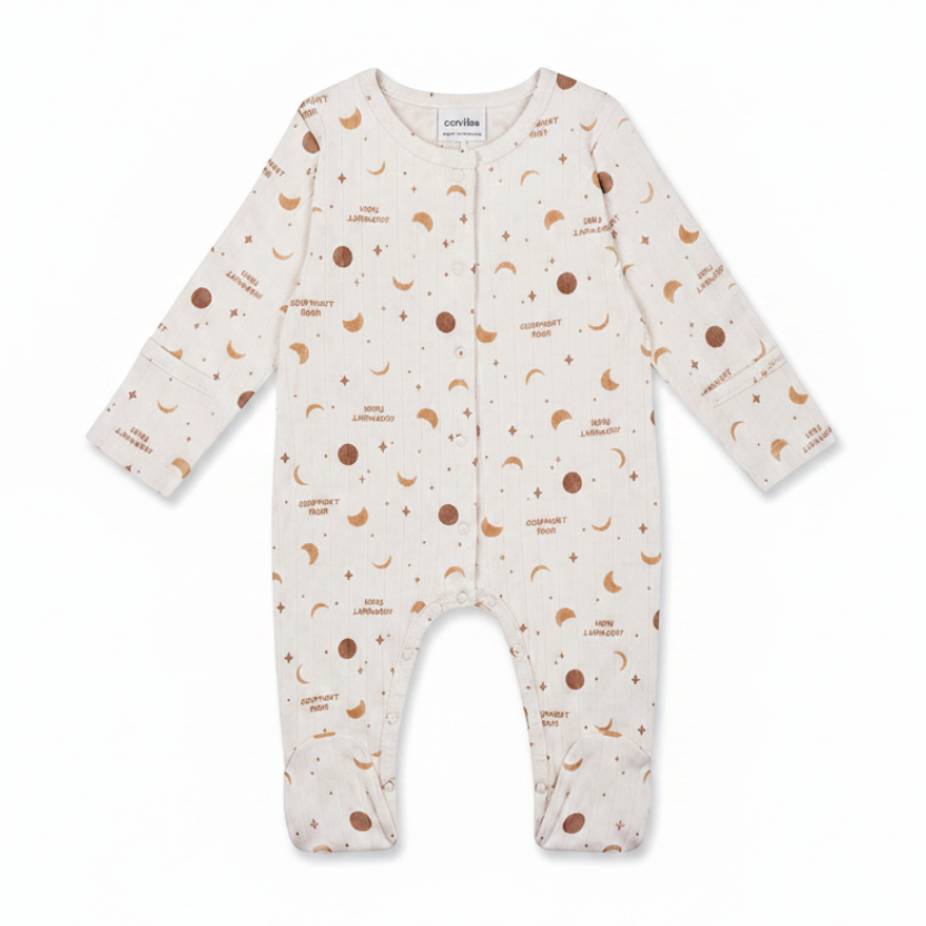 Goodnight Moon Jacquard Footsie