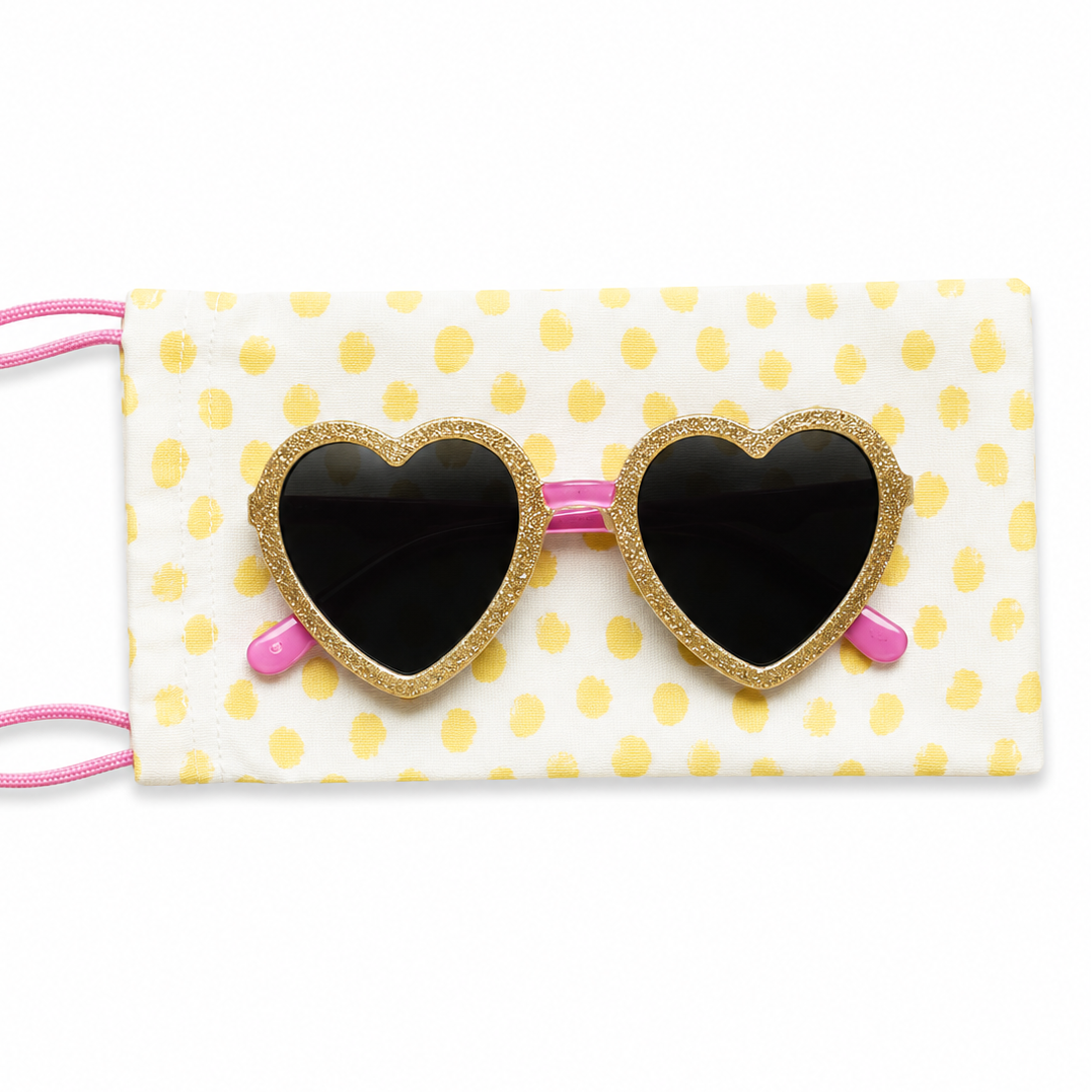 Glitter Heart Sunglasses