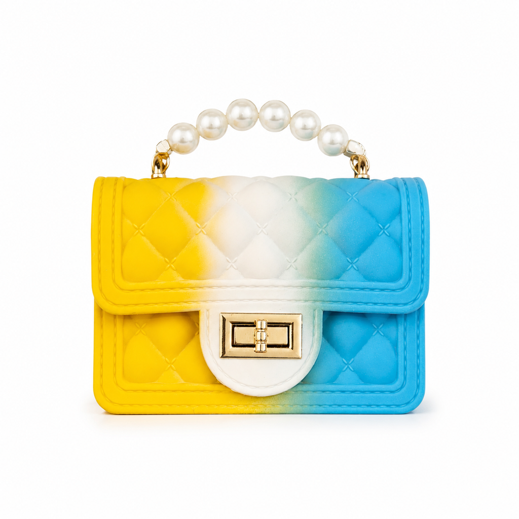 Mini Tie Dye Coco & Pearls Purse