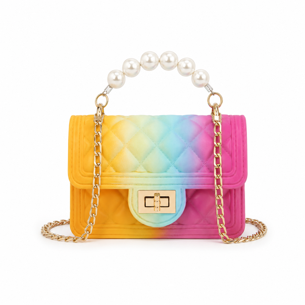 Mini Tie Dye Coco & Pearls Purse