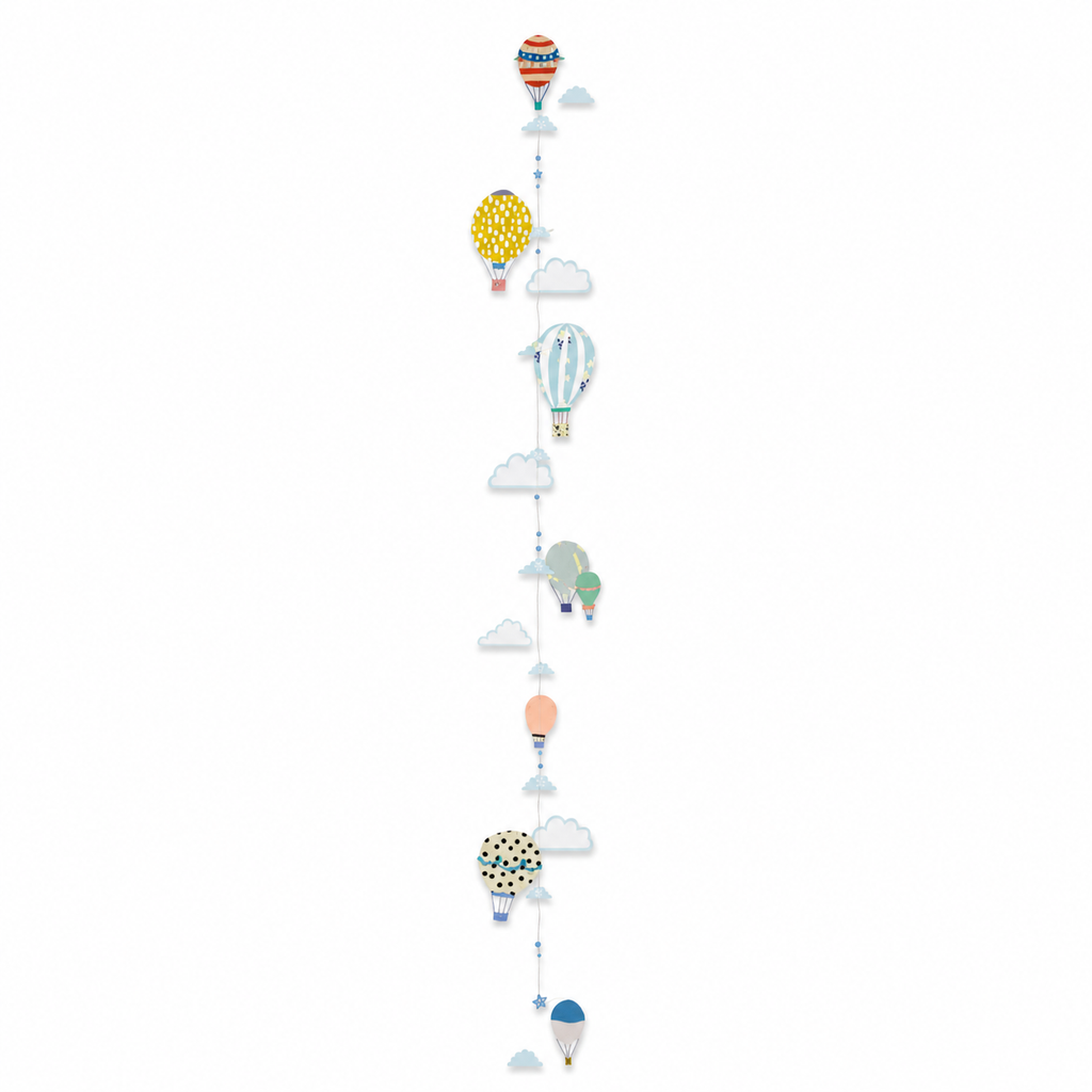 Hot Air Balloons Height Chart - Sticker