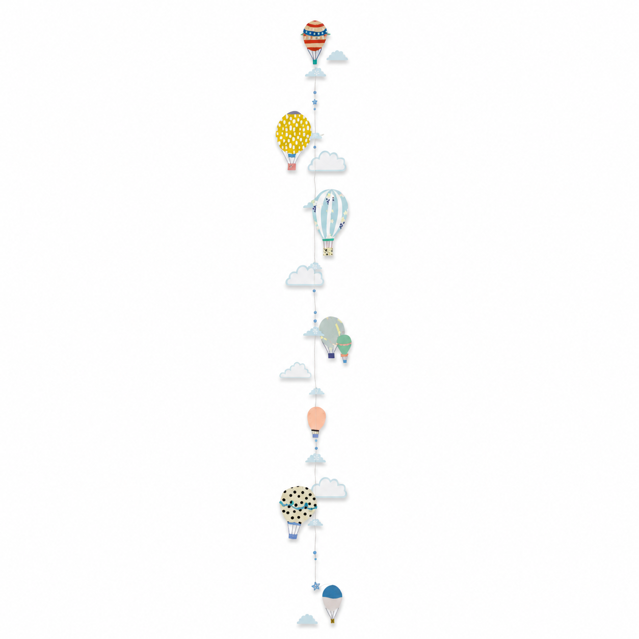 Hot Air Balloons Height Chart - Sticker