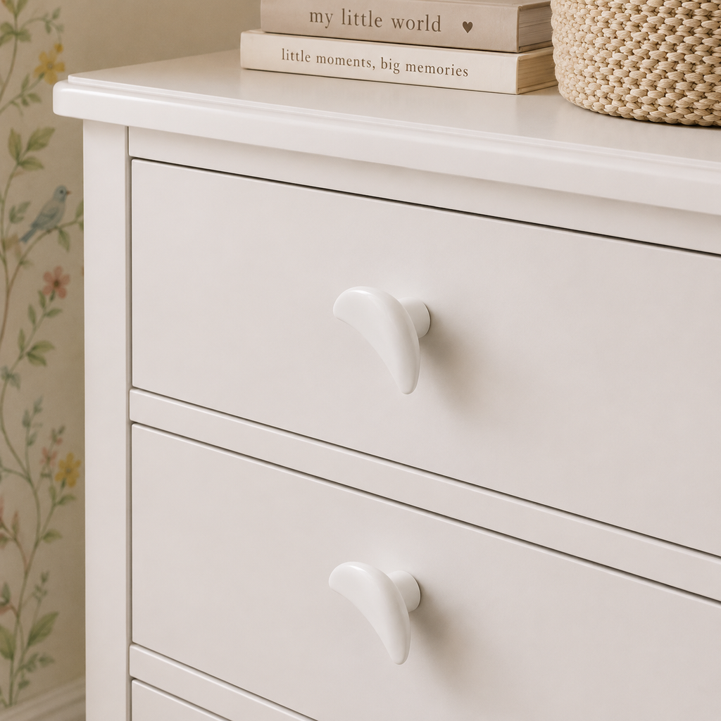 Modern Ceramic - Moon Drawer Handle, Cartoon Style