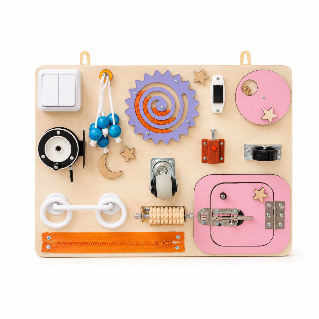 Mini Busy Board (Pink)