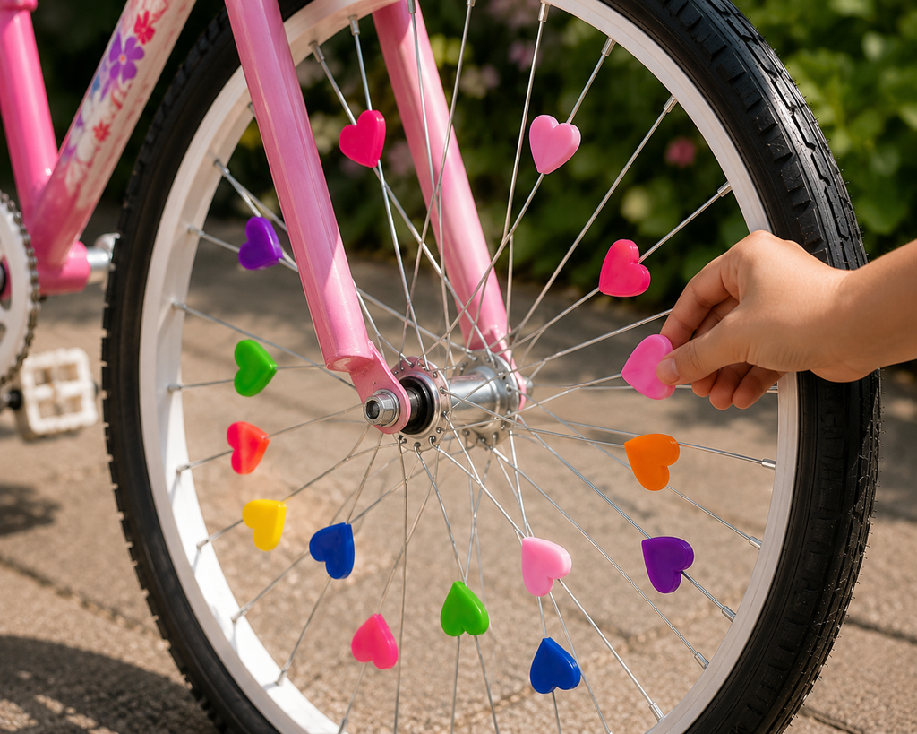 Hearts Clips For Bike Wheel