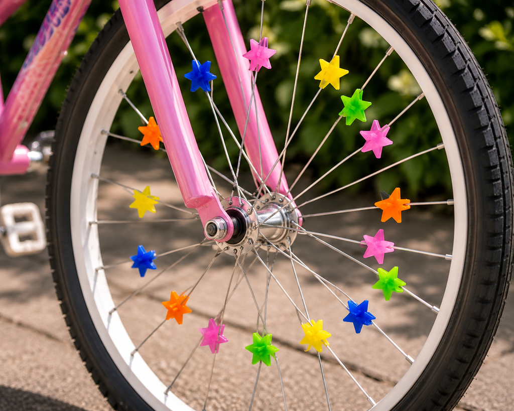 Bicycle Wheel Clip Stars