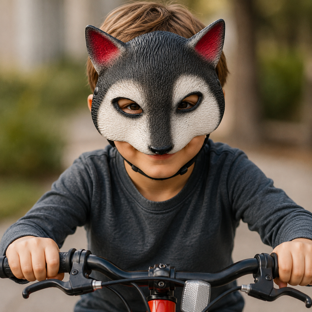 Kind Wolf Mask Grey