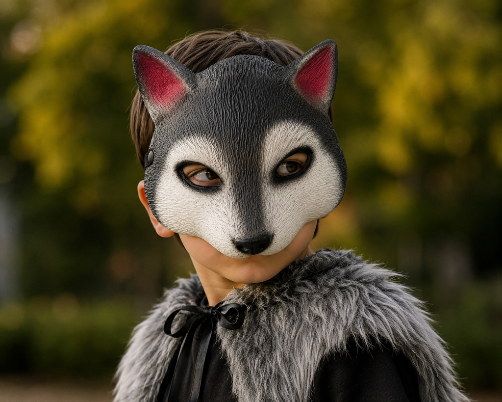 Kind Wolf Mask Grey