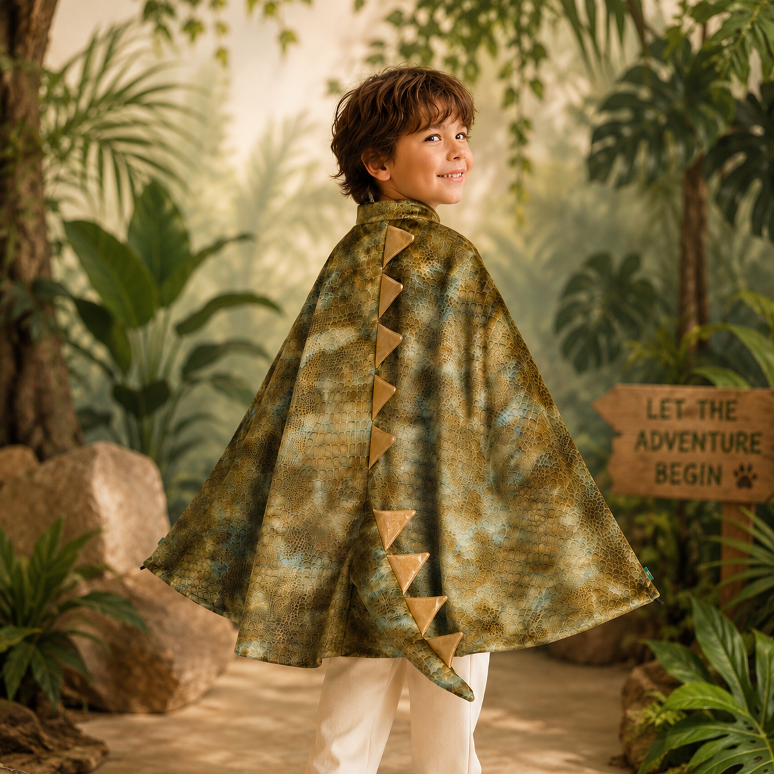 T-Rex - Halloween Reversible Cape