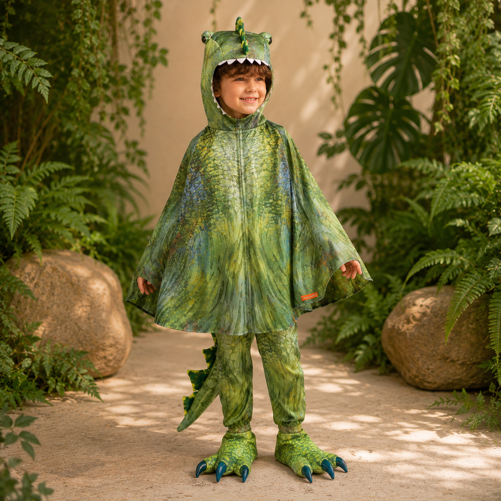 T Rex Green Cape