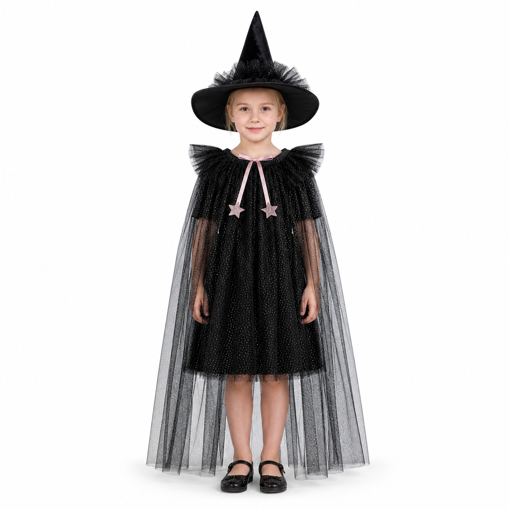 Esmerelda Ruffle Witches Cape
