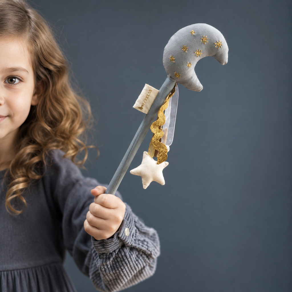 Dress-Up Moon Fairy Wand And Tiara Set