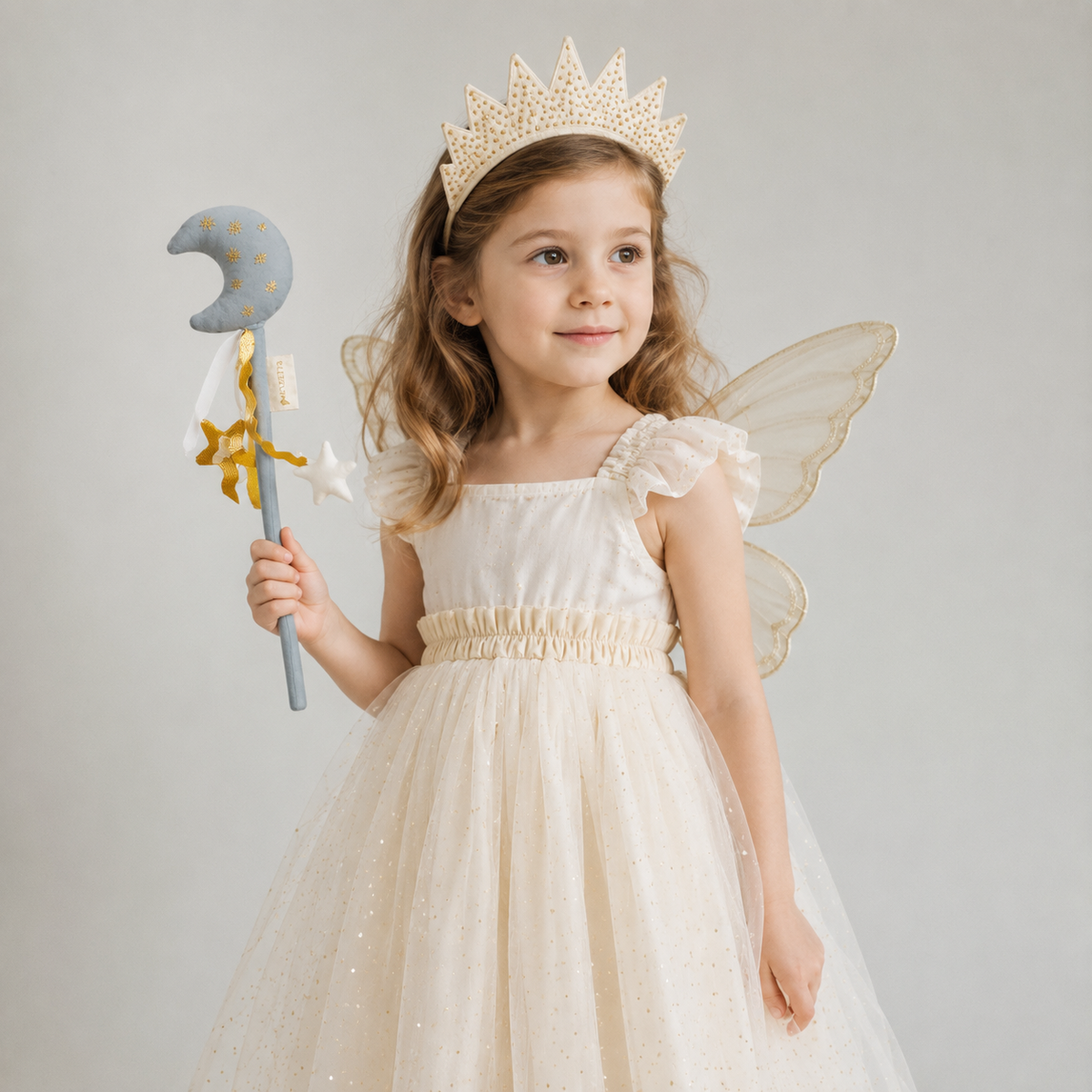 Dress-Up Moon Fairy Wand And Tiara Set