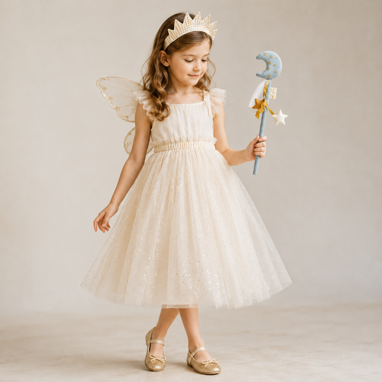 Dress-Up Moon Fairy Wand And Tiara Set
