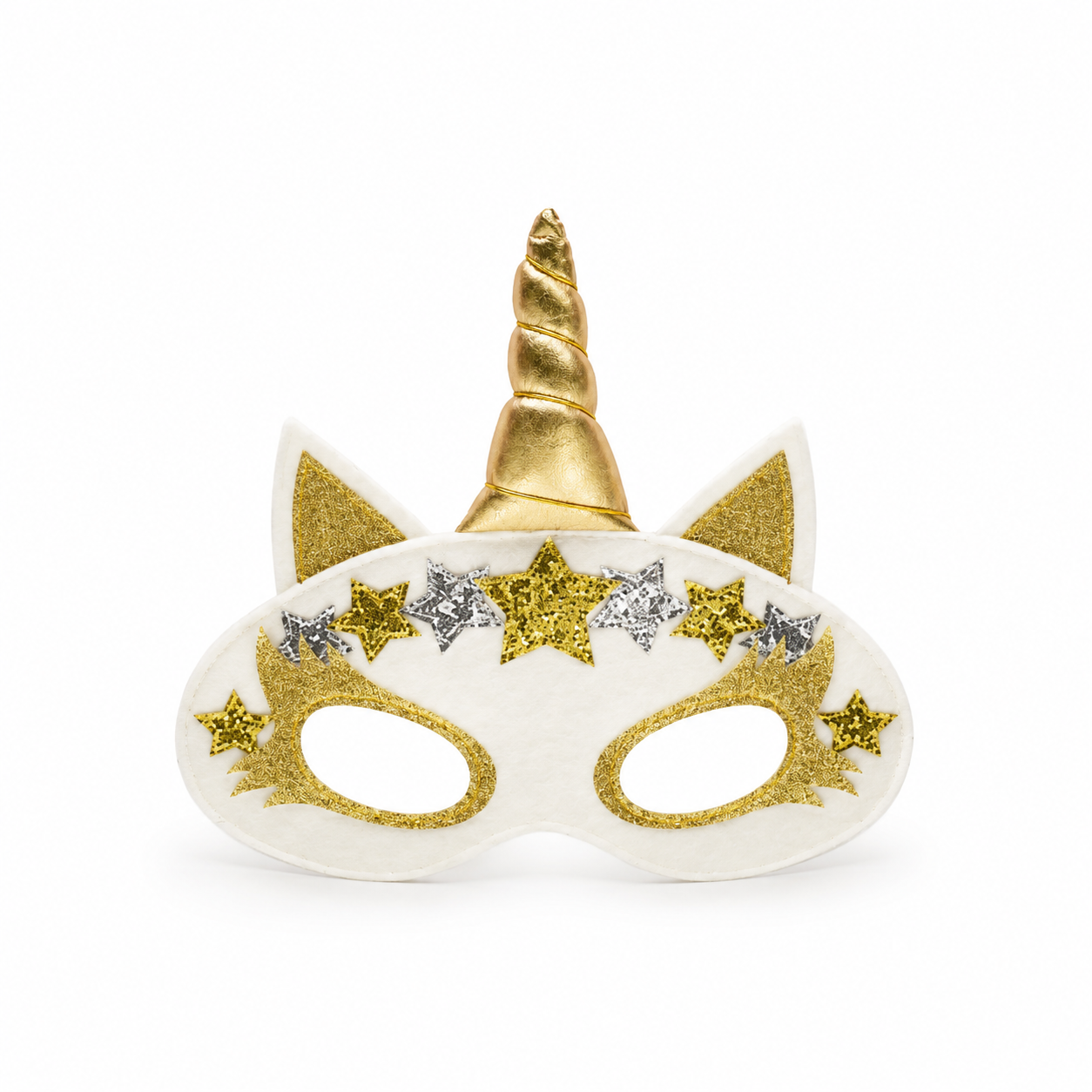 Face Mask Unicorn Gold