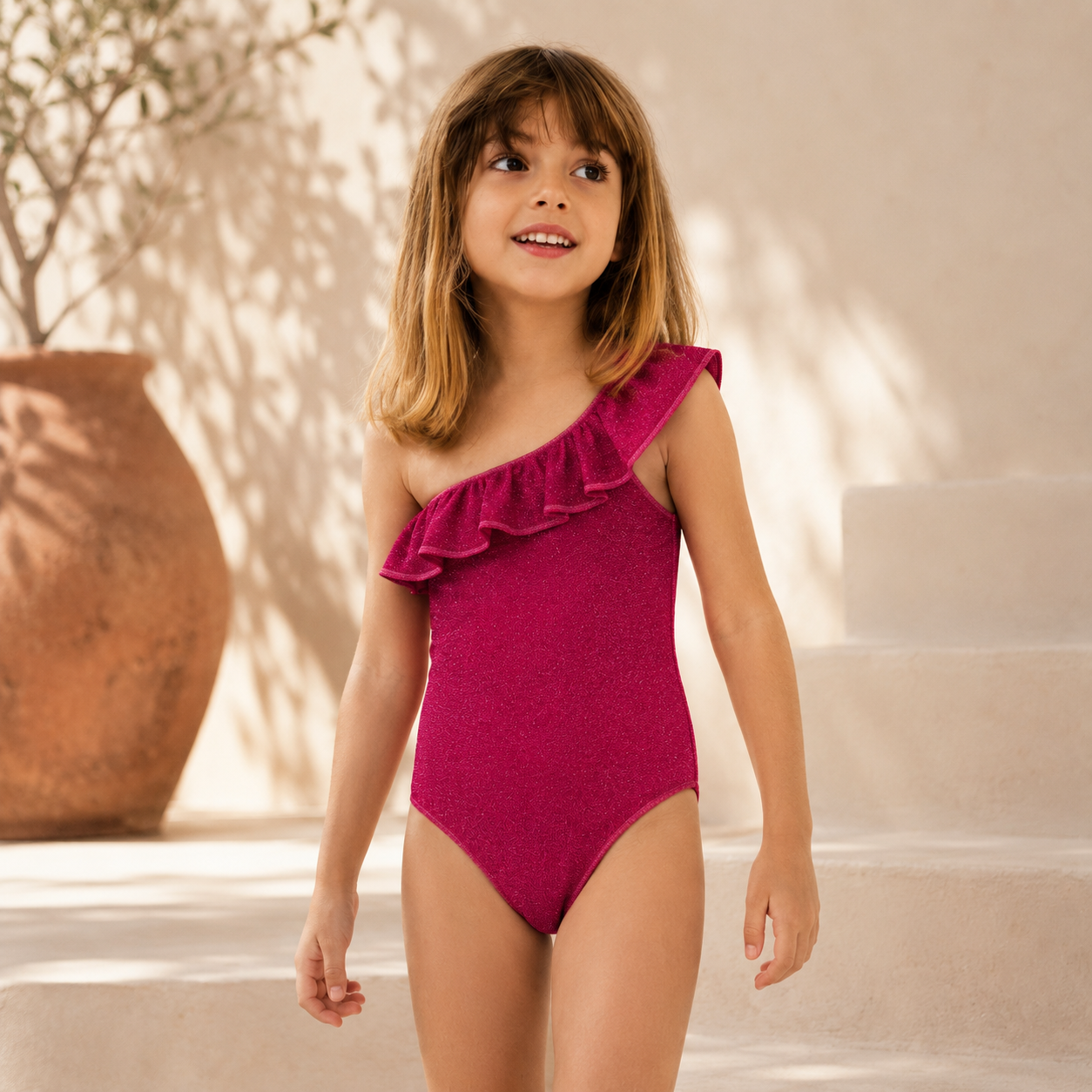 Osemini Lumiere One Shoulder Voile