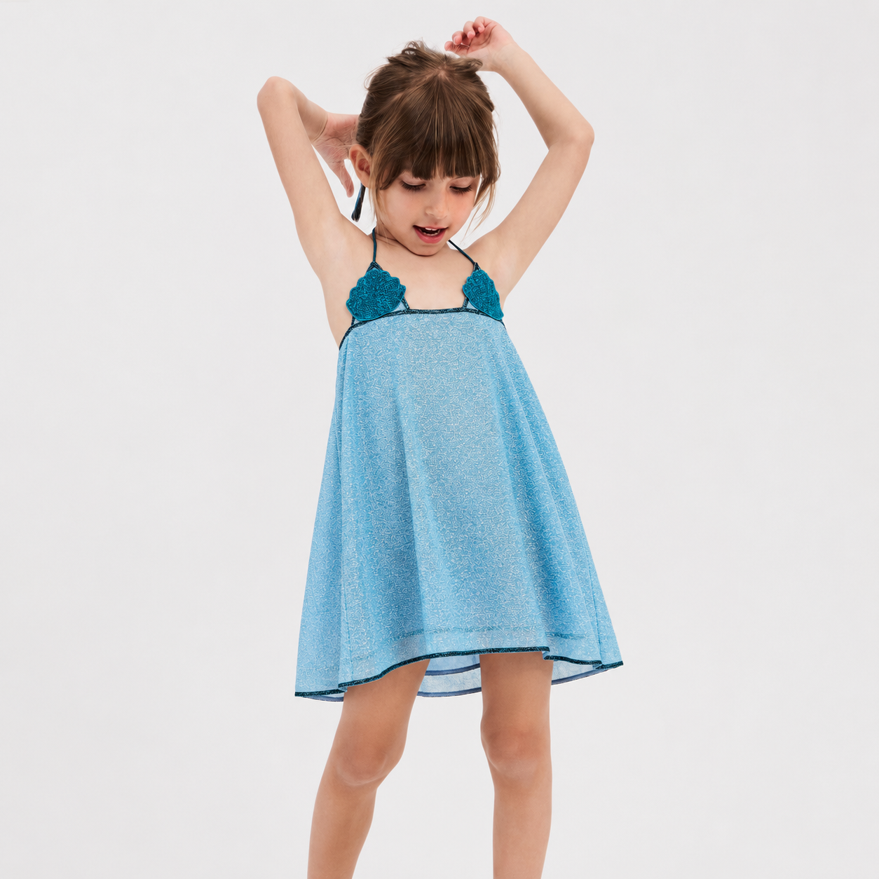 Osemini Lumiere Shell Mini Dress