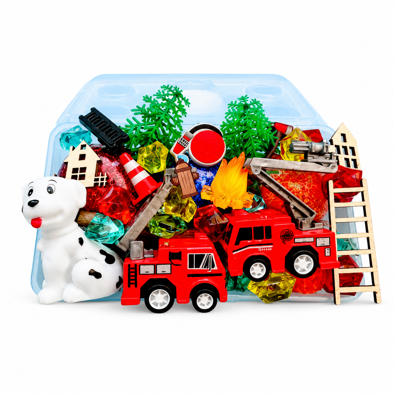 Mid - Sized Fire Truck Play Dough Kit