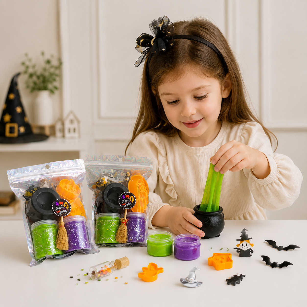 Mini Halloween Play Dough Kit