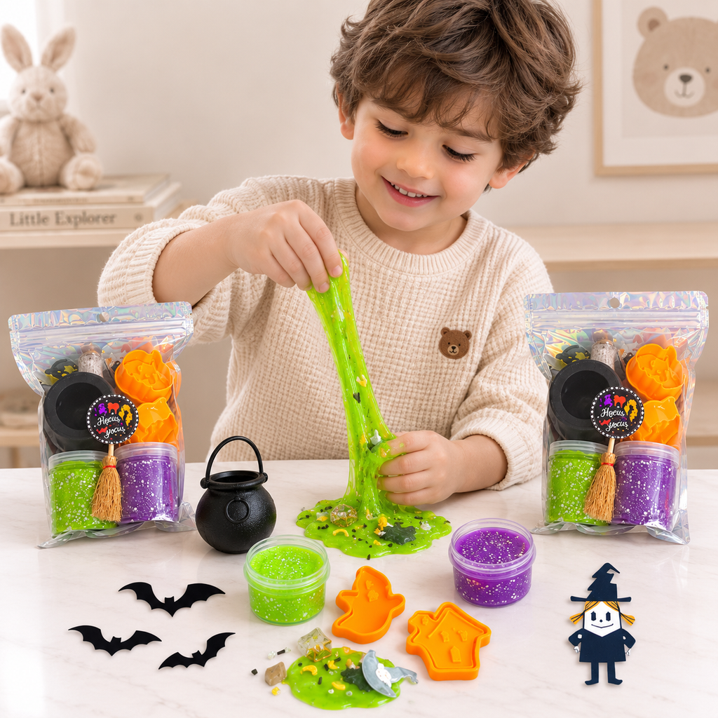 Mini Halloween Play Dough Kit