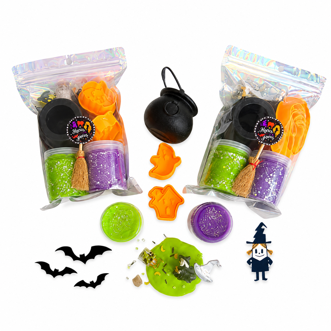 Mini Halloween Play Dough Kit
