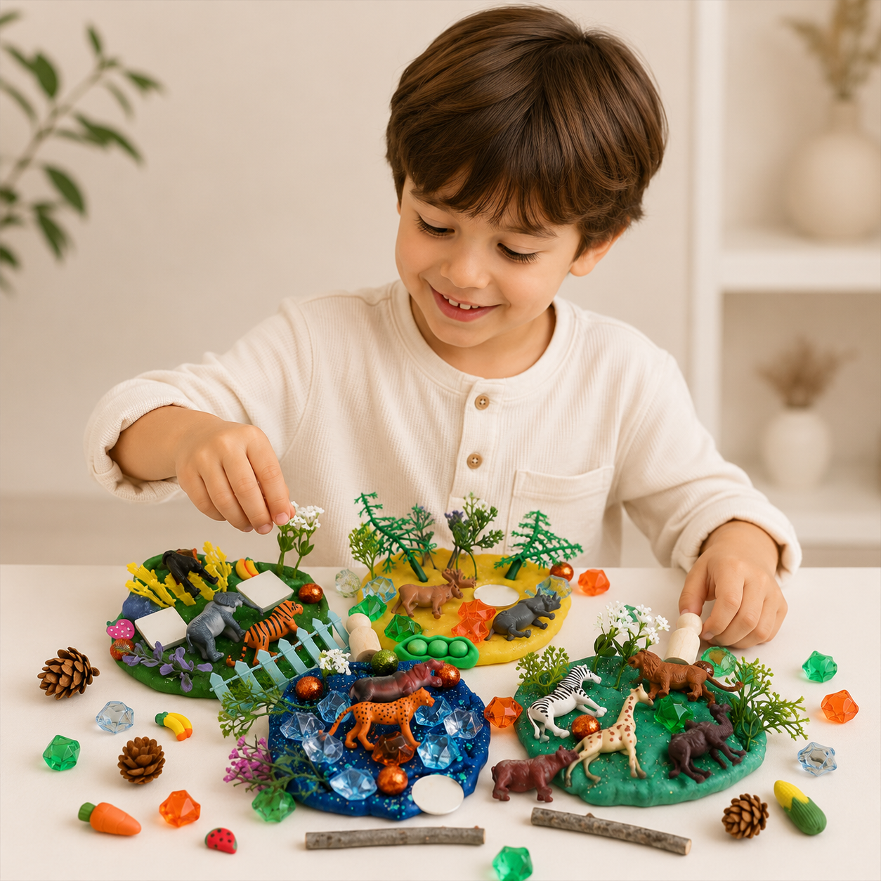 Zoo Play Dough Kit