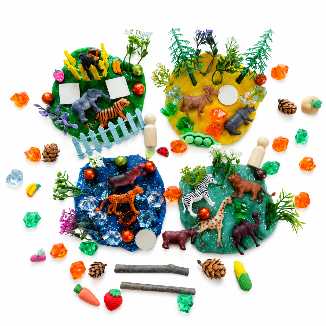 Zoo Play Dough Kit