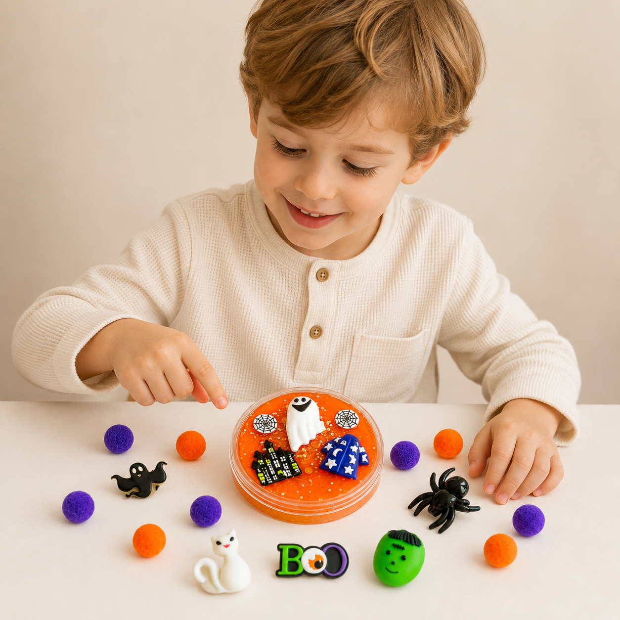 Halloween Play Dough Jar