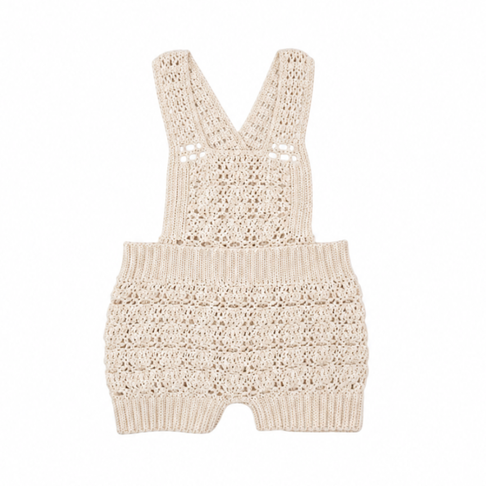 OFF WHITE CROCHET ROMPER